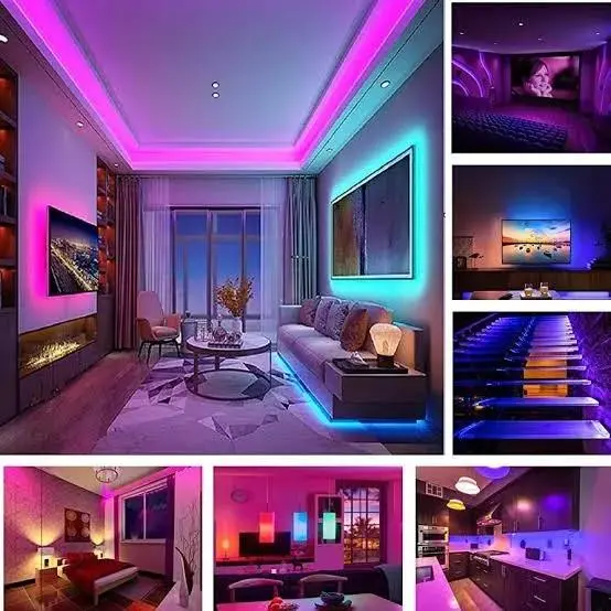 NNK LED Strip Light RGB Waterproof Remote Control Charging For Overall Home Decoration LED light.